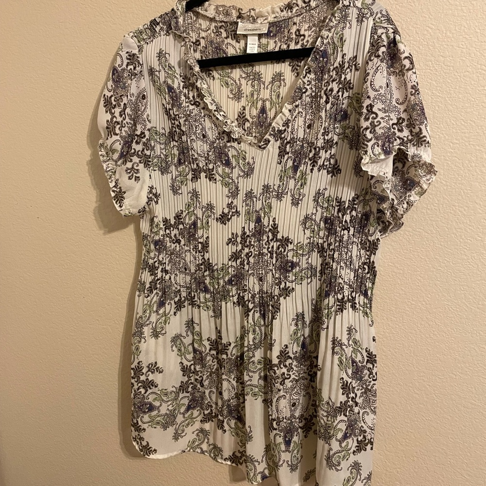 Paisley pattern dress